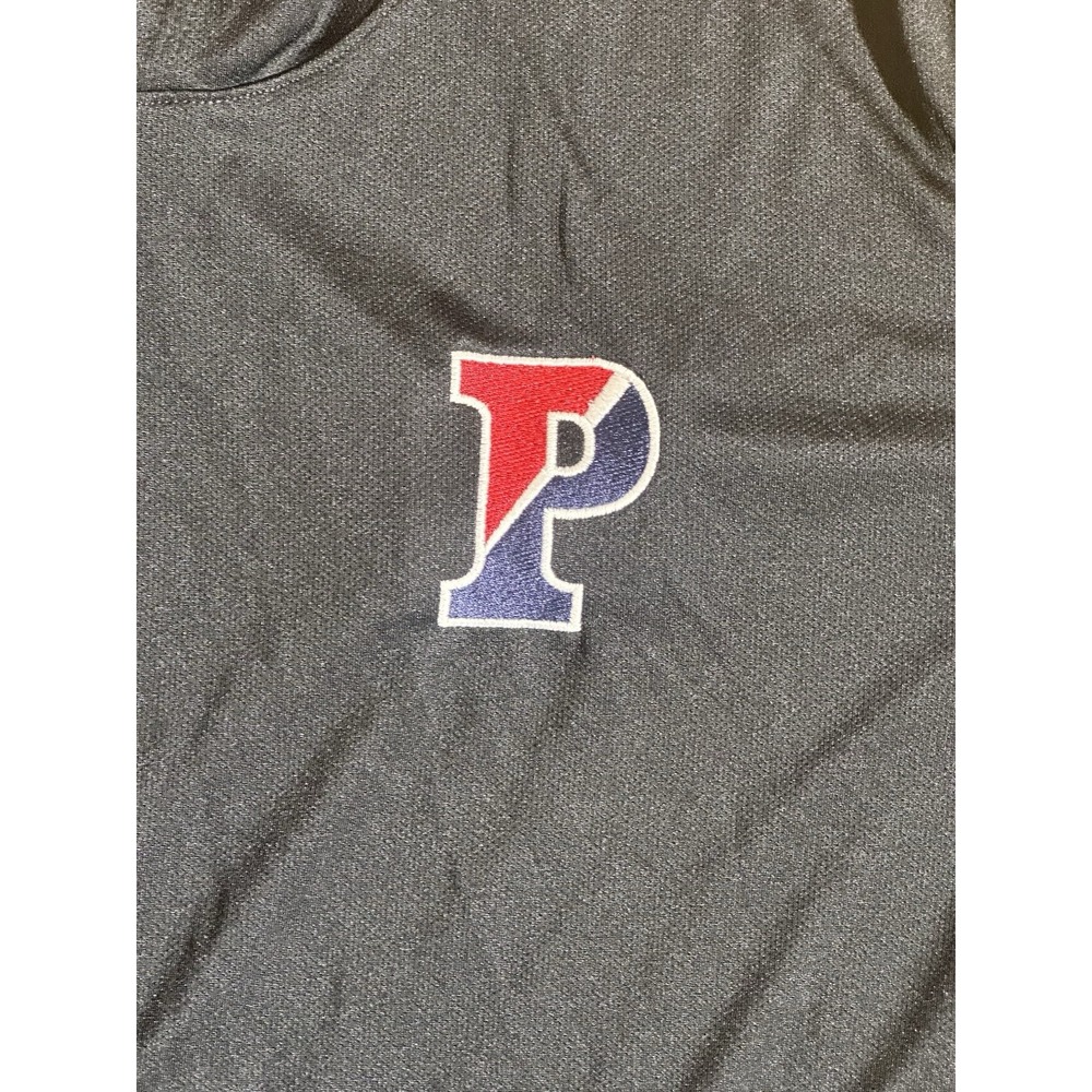 Vintage/Y2K Nike Penn Quakers Navy Blue Long Sleeve Hooded Training Tee Size XL - Picture 4 of 6